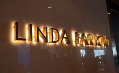 Basic Metal Reverse Channel Letters For Linda Farrow