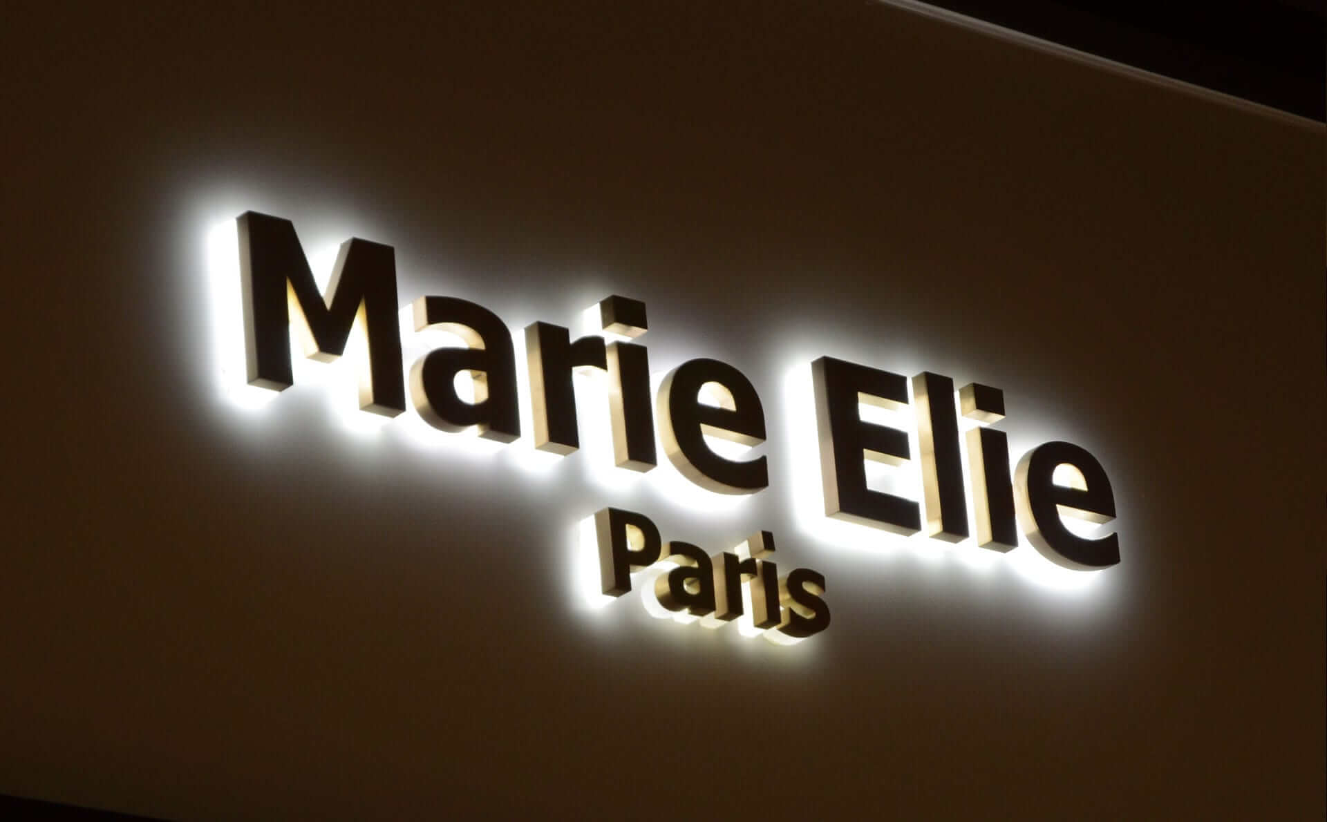 Pro Metal Reverse Channel Letters For Marie Elie