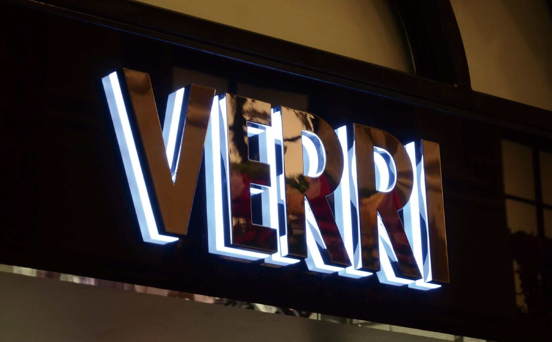 Pro Metal Reverse Channel Letters For Verri