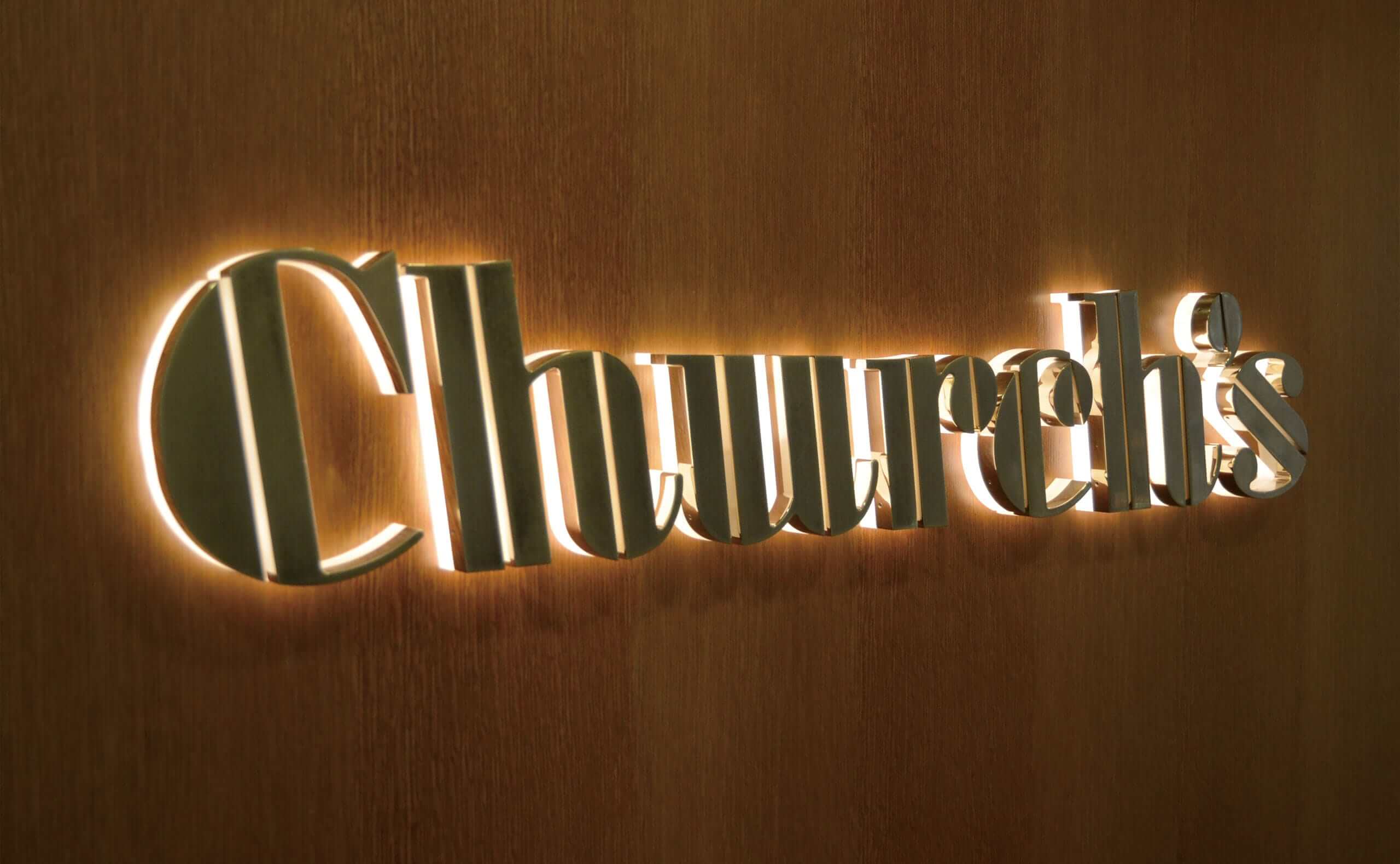 Custom Reverse Channel Letters for Indoor and Outdoor